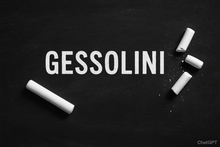 Gessolini: Meaning, Uses, and Cultural Relevance