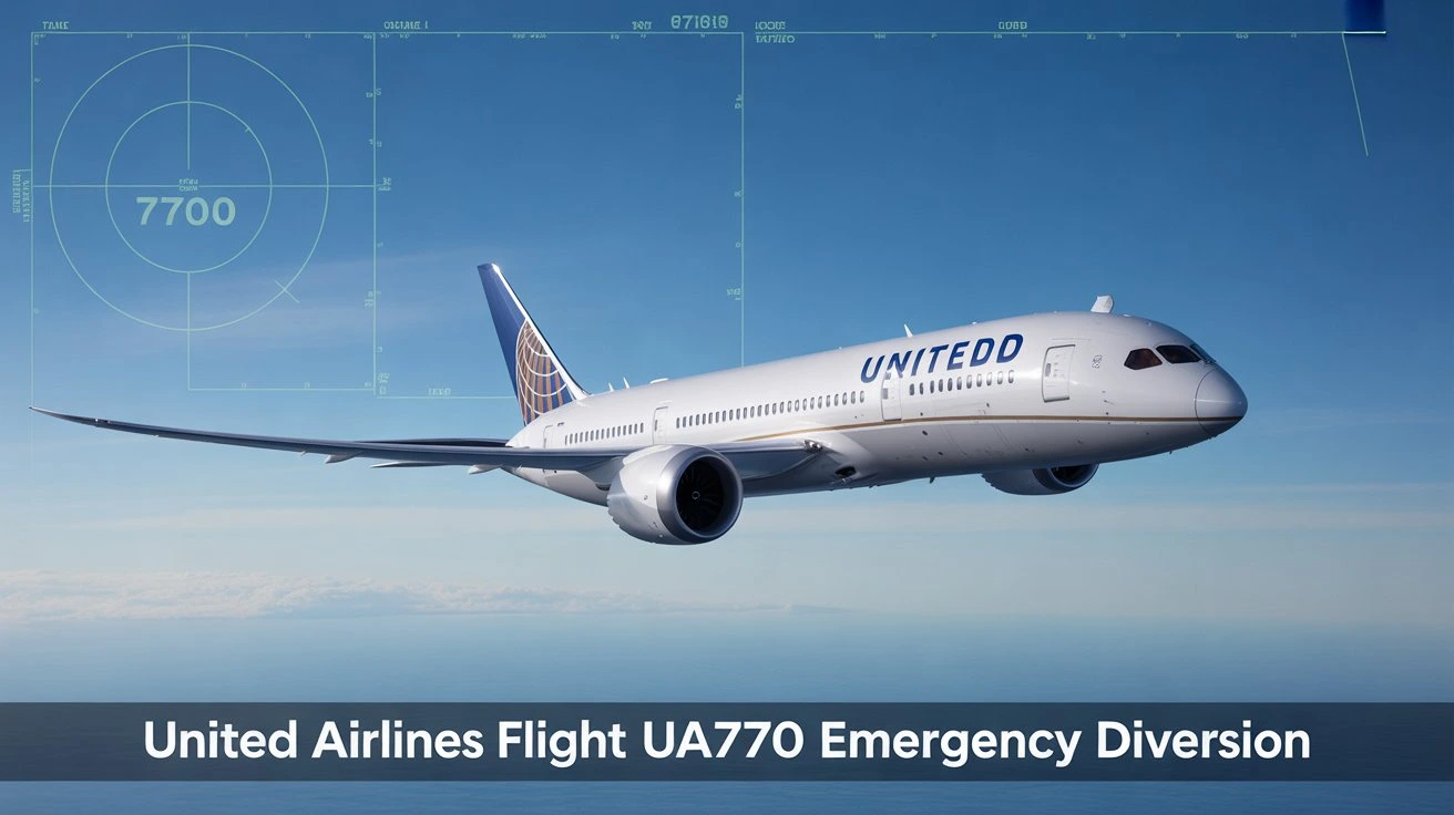 United Airlines Flight UA770 Emergency Diversion
