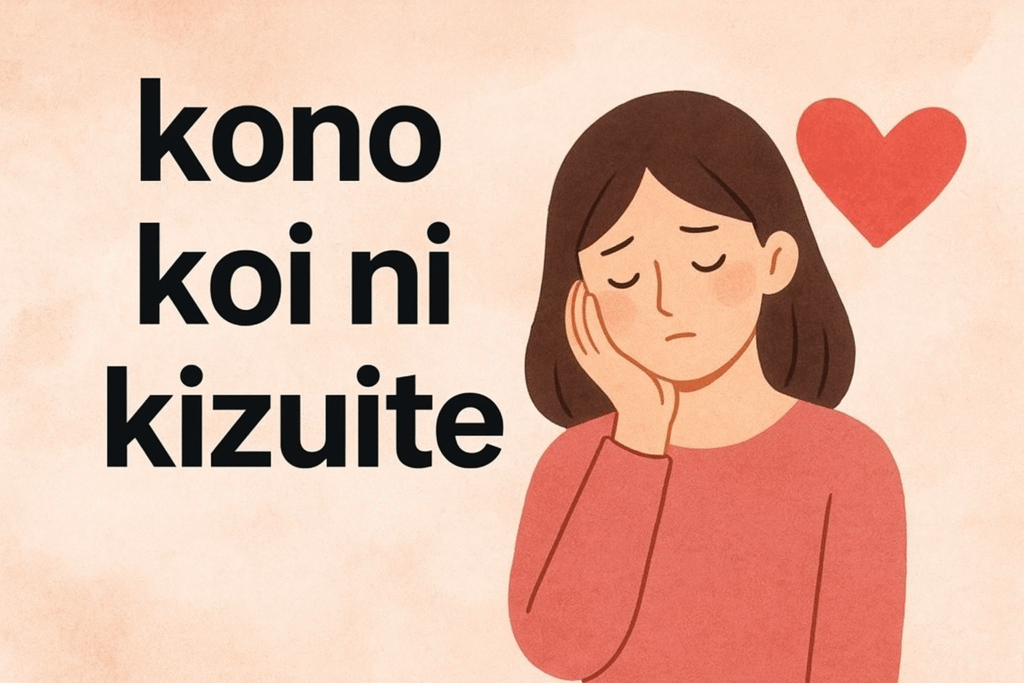 Kono Koi ni Kizuite: Meaning, Depth, and Cultural Significance