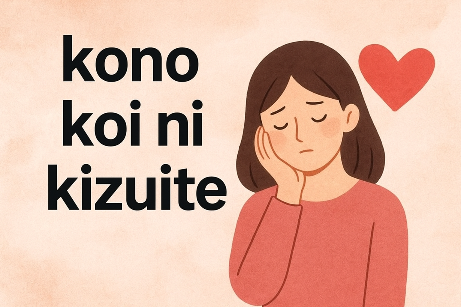 Kono Koi ni Kizuite: Meaning, Depth, and Cultural Significance